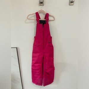 Arctix Hot Pink Ski Gear Insulated Snow Pants Bibs Overall Youth XS